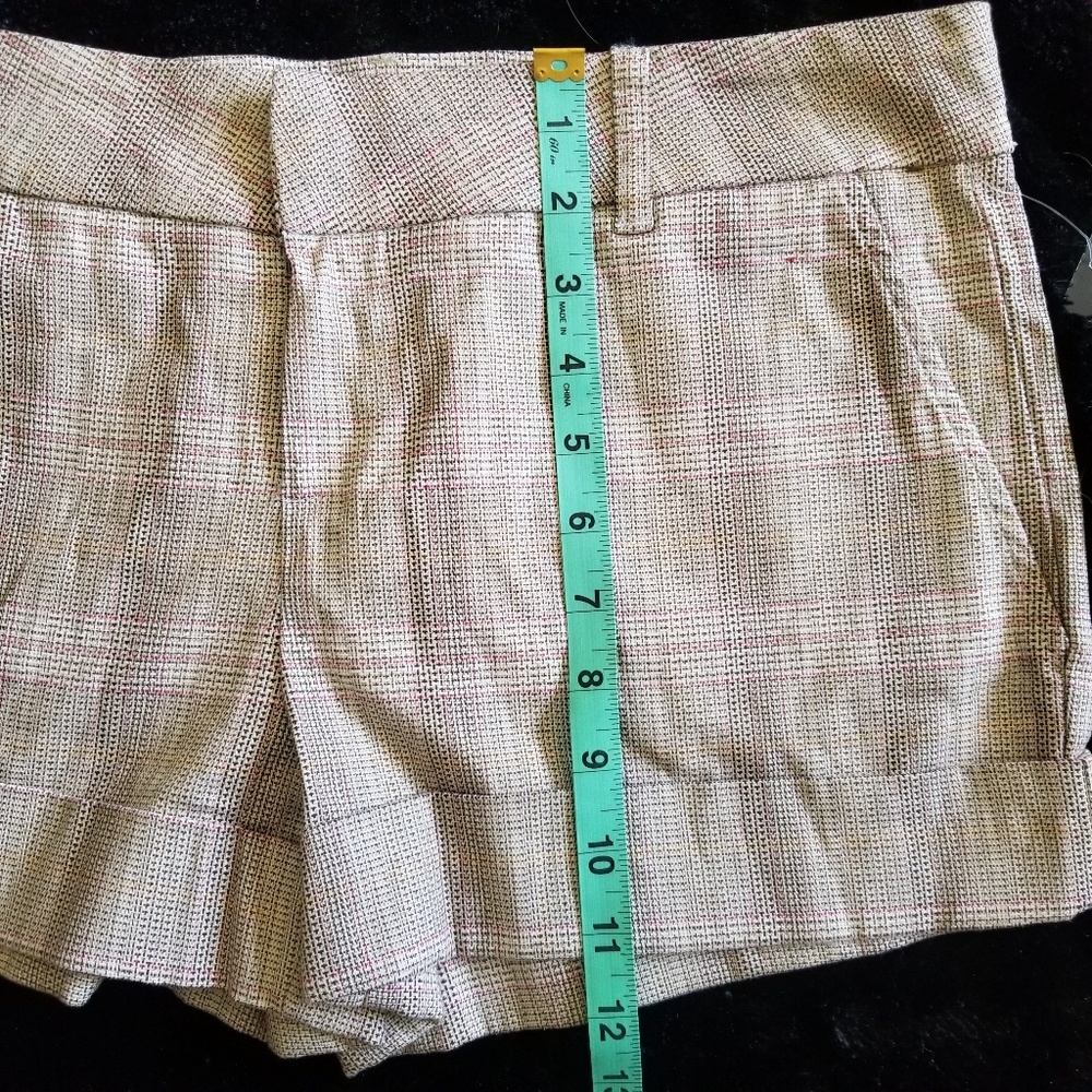 Rampage shorts | plaid print | cuffed shorts | - Picture 3 of 5